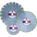 DIAMANTZAAG 350X25.4MM BETON