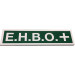 BORD "EHBO" 300X75MM