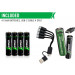 BATTERIJ OPLAADBAAR AAA SET 4ST