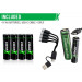 BATTERIJ OPLAADBAAR AA SET 4ST